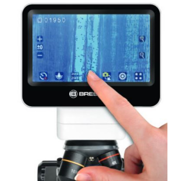 Bresser Microscopio LCD TOUCH, 5MP, 40x-1400x