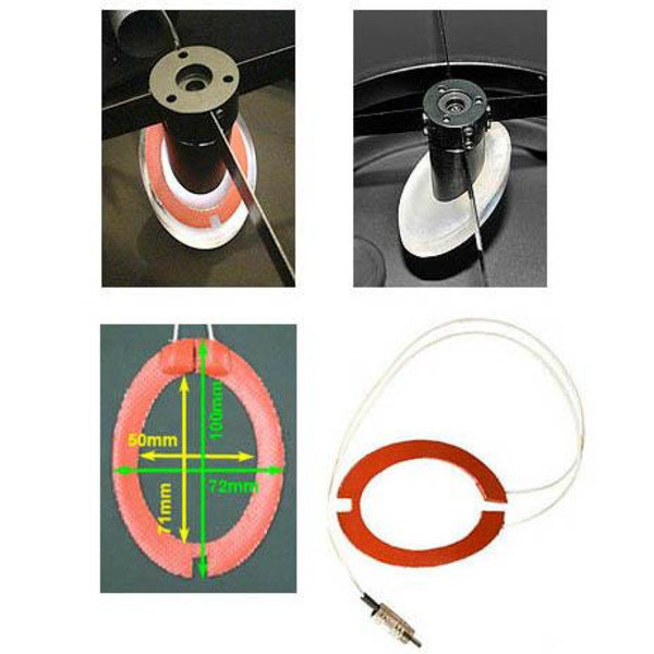 TS Optics Manguito calefactado Calefactor para espejo secundario para telescopios Newton