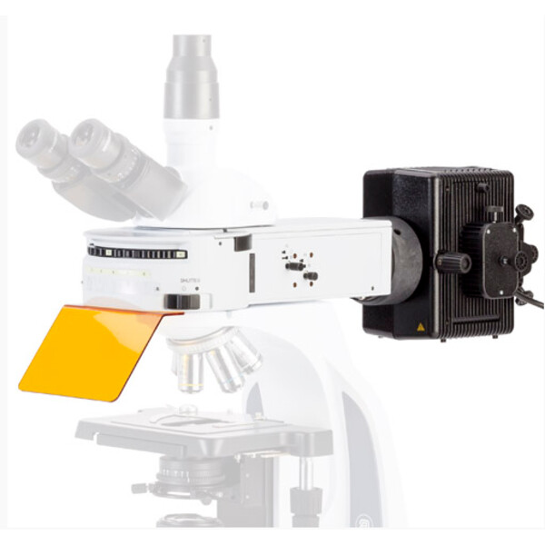 Euromex Equipo de fluorescencia con 6 posiciones IS.9200-6NF, para iScope con 2 bloques de filtros vacíos sin filtro