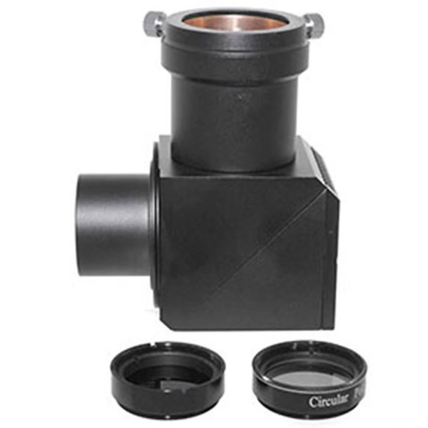 TS Optics Prisma solar con filtro de polarización y filtro de banda estrecha, 1,25"