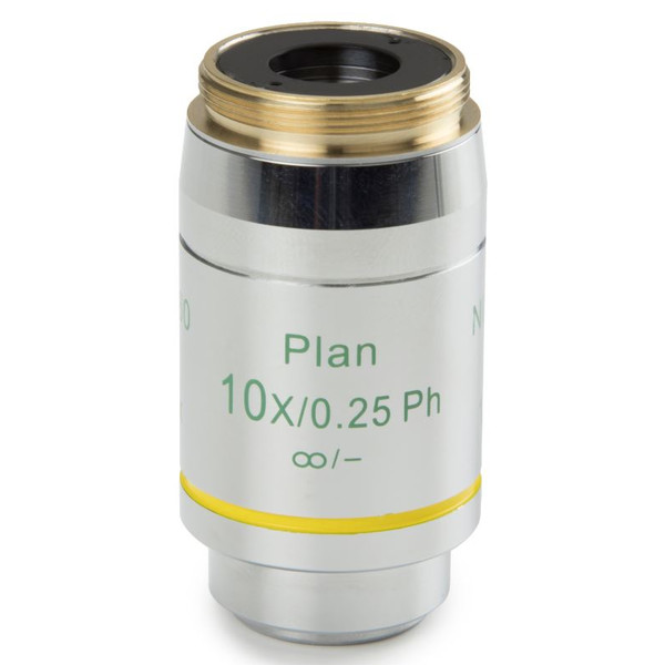 Objetivo Euromex DX.7710, 10x/0,25 PLPHi, plano, de fase, infinito (Delphi-X)
