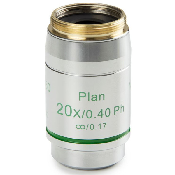 Objetivo Euromex DX.7720, 20x/0,40 PLPHi, plano, de fase, infinito (Delphi-X)