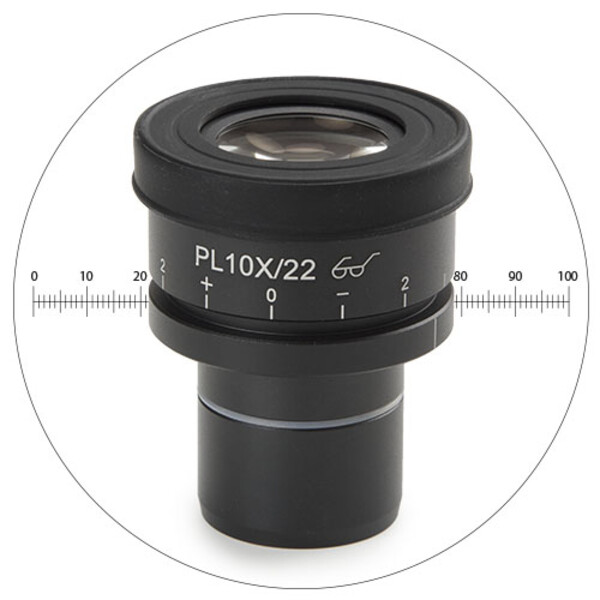 Euromex Ocular de medición AE.3223, HWF 10 eyepiece micrometer reticule (Oxion)