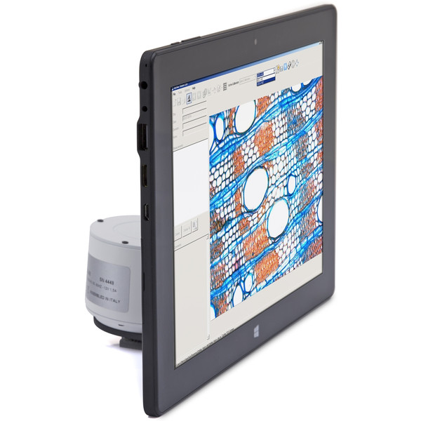 Optika Cámara TB-3WA color, CMOS, 1/2", 3.14 MP, USB 2.0, Tablet 10.1", 4 Core