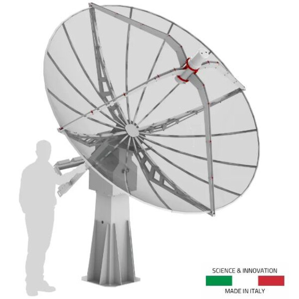 Radio2Space Radiotelescopio Spider 300A Advanced con montura AZ estanca GoTo