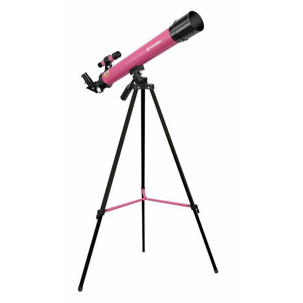 Bresser Junior Telescopio 50/600 AZ rosado