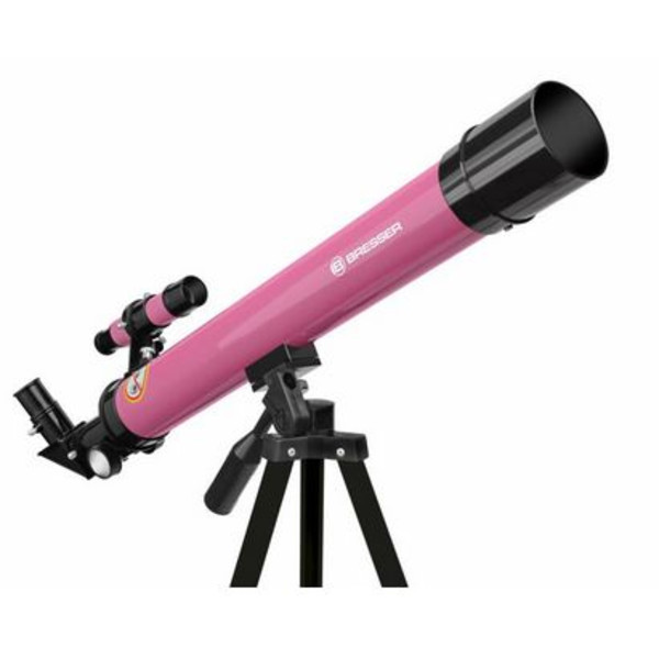 Bresser Junior Telescopio 50/600 AZ rosado