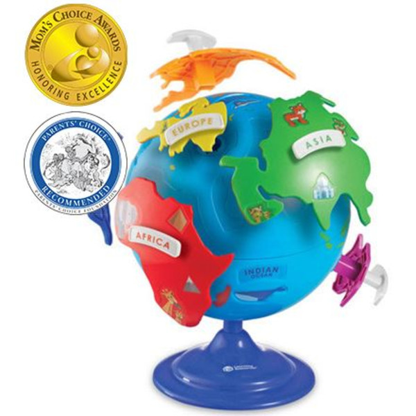 Learning Resources Globo terráqueo puzzle de 20cm