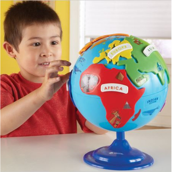 Learning Resources Globo terráqueo puzzle de 20cm