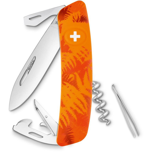 SWIZA Cuchillos Navaja suiza C03 FILIX Camo Farn, naranja