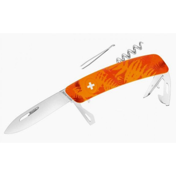 SWIZA Cuchillos Navaja suiza C03 FILIX Camo Farn, naranja