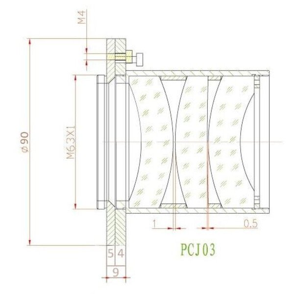 APM Brida de ajuste Riccardi M63