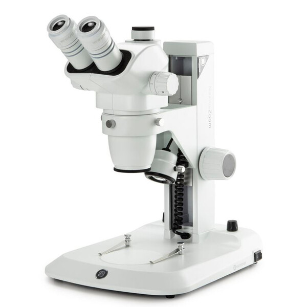 Euromex NexiusZoom, NZ.1903-S-ESD, 6,7x a 45x, Barra dentada, Luz incidente + transmitida, LED 3 W, ESD, trino