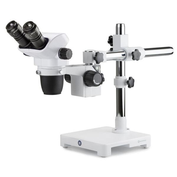 Euromex NexiusZoom EVO, NZ.1702-U, 6,5x a 55x, estativo de un brazo sobresaliente, sin iluminación, binocular