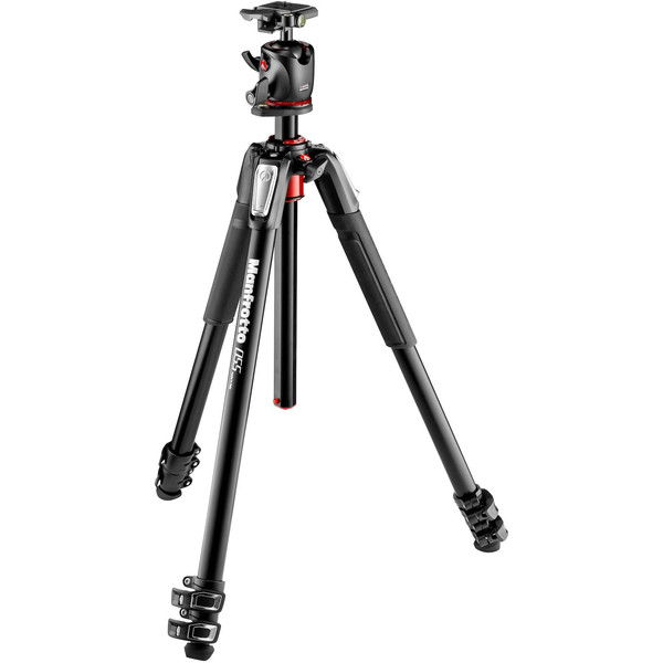 Manfrotto Trípode de aluminio MK055XPRO3-BHQ2 con cabezal esférico