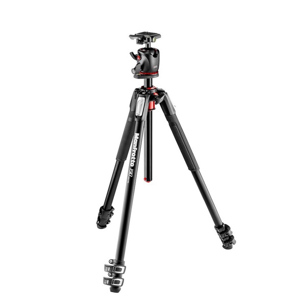 Manfrotto Trípode de aluminio MK190XPRO3-BHQ2 Aluminium-Stativ mit Kugelkopf