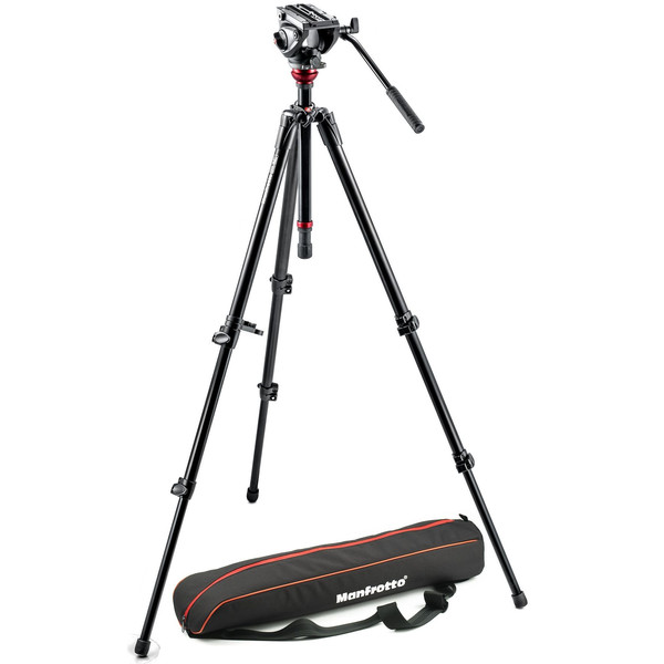 Manfrotto MVH500AH,755XBK con cabezal de trípode para vídeo