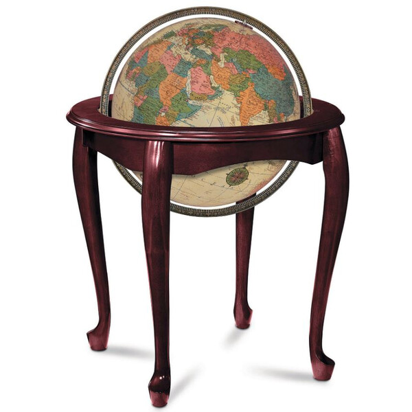 Replogle Globo terráqueo de pie Queen Anne 40cm