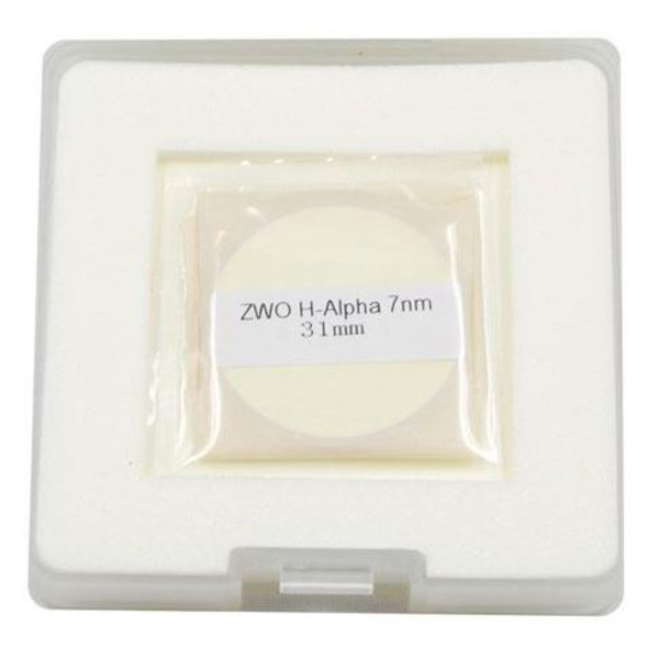 ZWO Filtro H-Alfa de 7 nm, 31 mm, sin montura