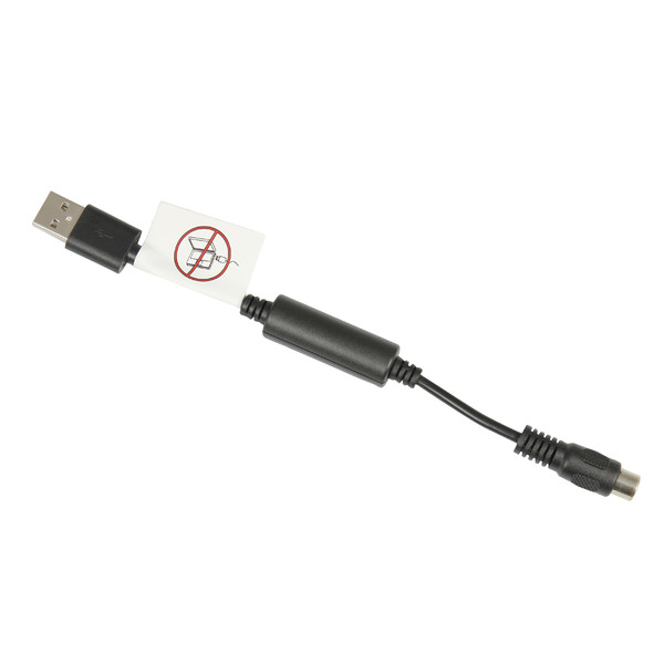Omegon Cable RCA USB de para manguito calefactado