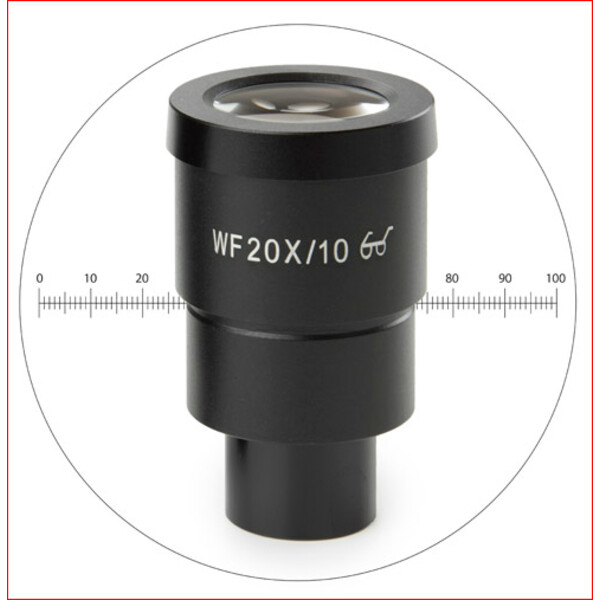 Euromex Ocular de medición HWF 20x/10 mm Okular mit Mikrometer, SB.6020-M (StereoBlue)