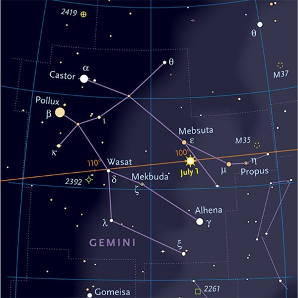 Sky-Publishing Globo terráqueo Cielo estrellado