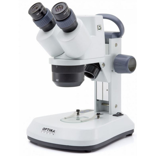 Optika Microscopio estereo SFX-91, bino, 10x, 20x, 40x, cremallera, cabeza giratoria