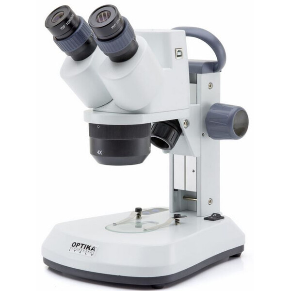 Optika Microscopio estereo SFX-91D, bino, 10x, 20x, 40x, cremallera, cabeza giratoria, cámara de 3MP