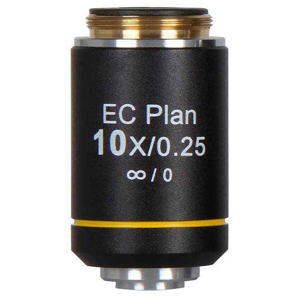 Motic Objetivo EC PL, CCIS, plan., acro., NGC, 10x/0,25 w.d. 4,45 mm (BA-310 Elite)