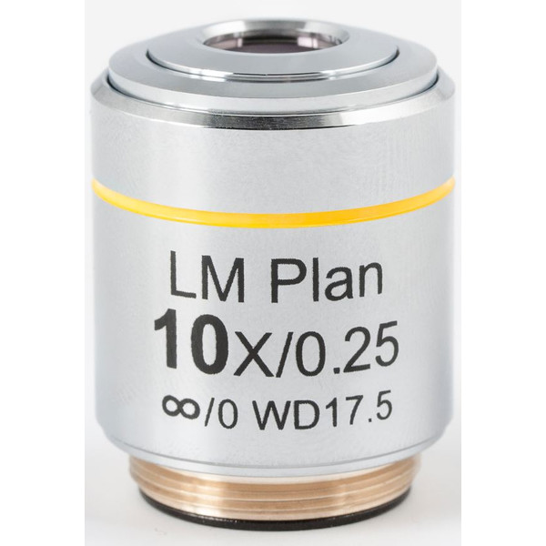 Motic objetivo LM PL, CCIS, LM, plan, achro, 10X/0.3, w.d.17.5mm (AE2000 MET)