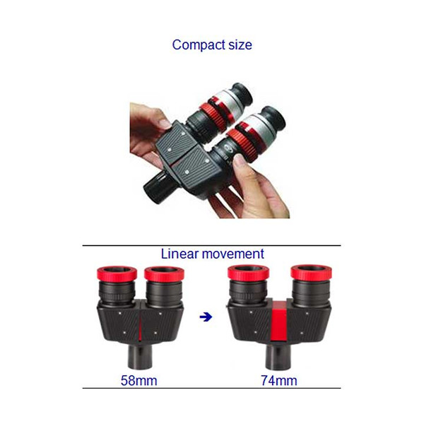 TS Optics Cabezal binocular 1,25"