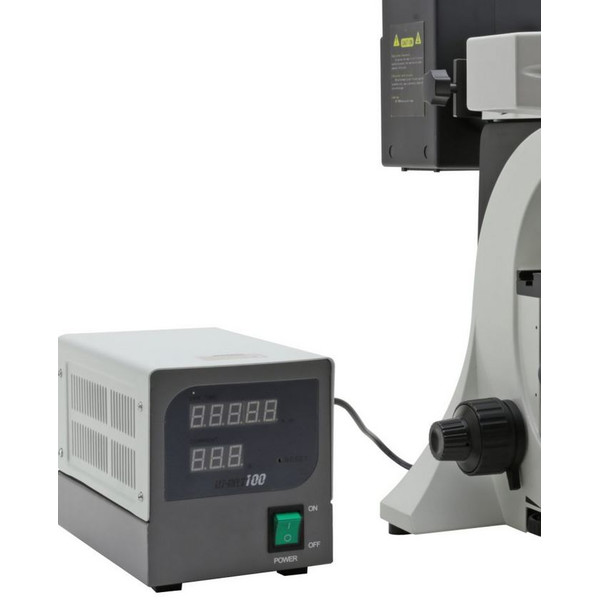 Optika Microscopio Mikroskop B-510FL-UK, trino, FL-HBO, B&G Filter, W-PLAN, IOS, 40x-400x, UK