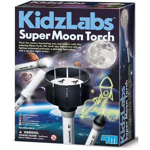 HCM Kinzel KidzLabs Super Moon Torch linterna lunar