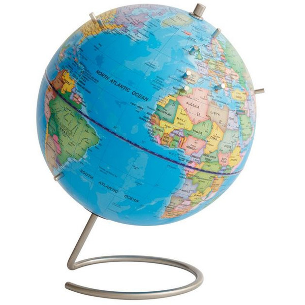 TROIKA emform globo Magnet Political incluso 10 imanes 23cm