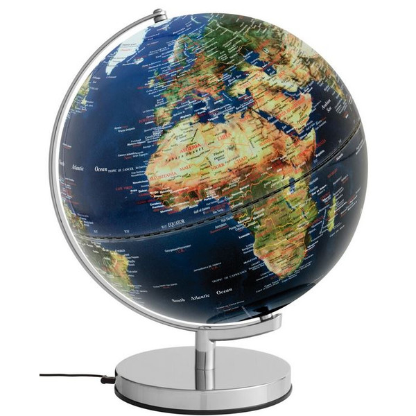 TROIKA Globo terráqueo Stellar Light Physical 30cm