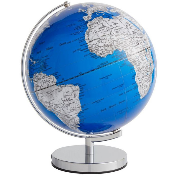 TROIKA Globo terráqueo Stellar Light Royal Blue 30cm