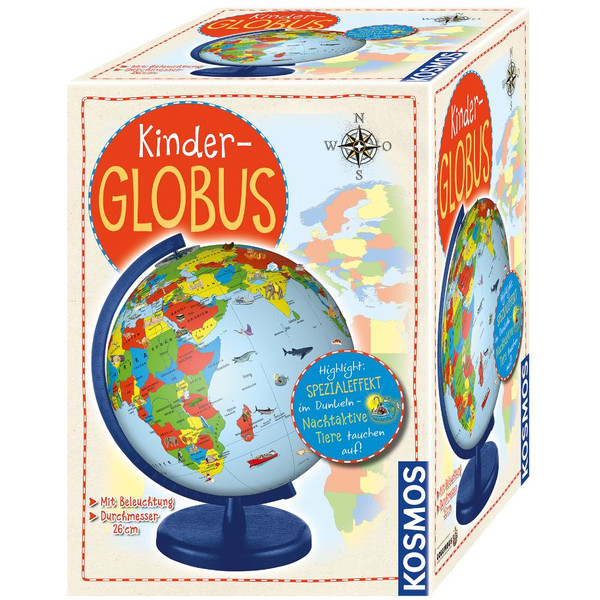 Kosmos Verlag Globo infantil Entdecke deine Welt ("Descubre tu mundo") de 26 cm, editorial Kosmos
