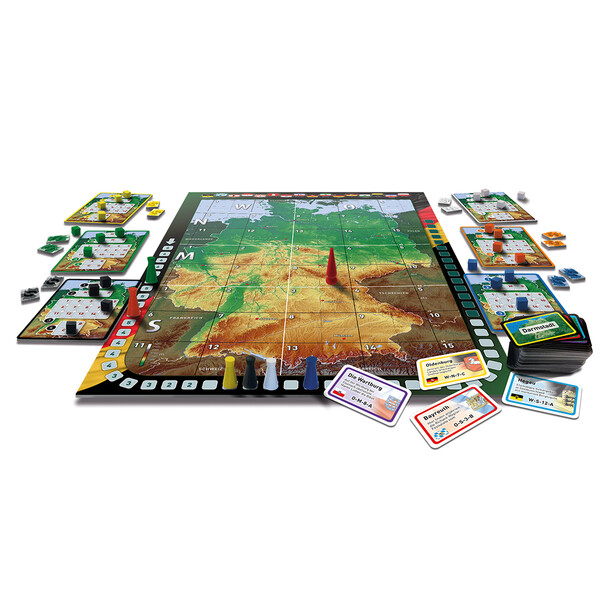 Kosmos Verlag Deutschland - Finden Sie Minden? ("Alemania, ¿dónde está Minden?"), juego de editorial Kosmos