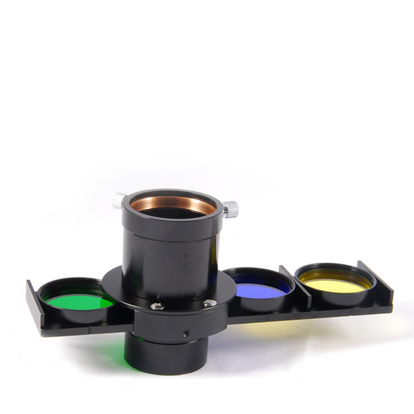 ASToptics Corredera de filtros M48 (4 compartimentos), 2"