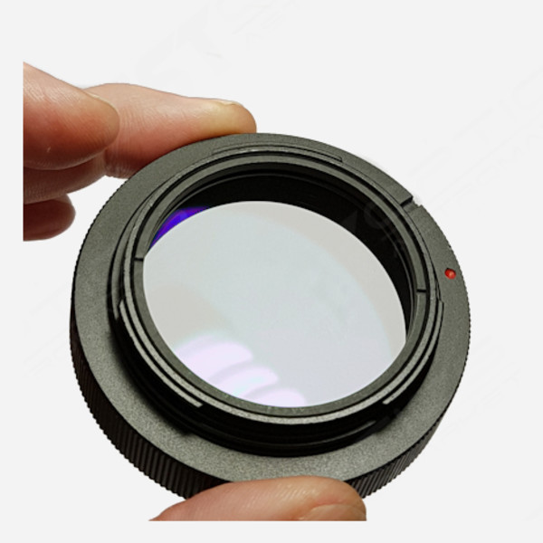 ASToptics Anillo T EOS M48 con filtro claro integrado