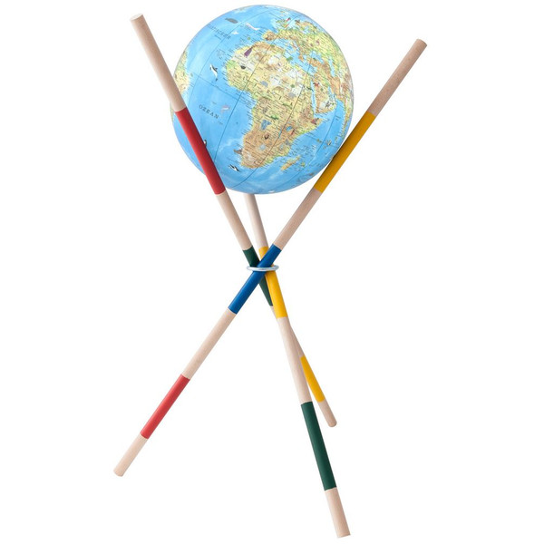 Columbus Globo terráqueo infantil Mikado con boli de exploración de , 34 cm