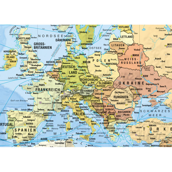Bacher Verlag Mapamundi de viajes Lugares de mi vida grande incl. Neobolas