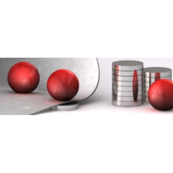 Bacher Verlag Juego de bolas magnéticas Neoballs 54 piezas rojo
