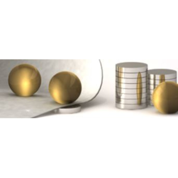 Bacher Verlag Juego de bolas magnéticas Neoballs 54 piezas oro