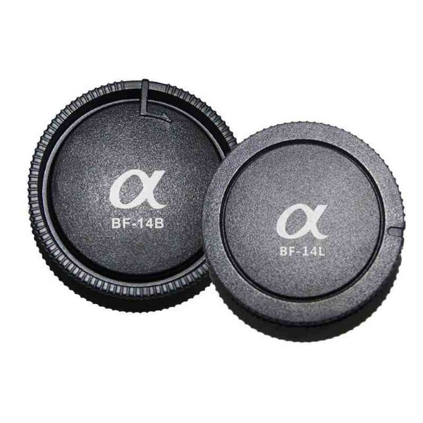 Pixel Guardapolvos Tapa trasera de objetivo BF-14L + tapa de cuerpo BF-14B para Sony