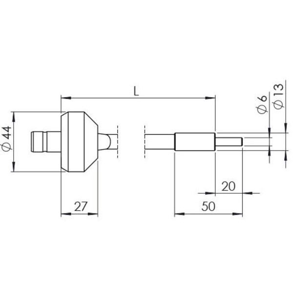 StarLight Opto-Electronics GLS1-450-4.5, 1 brazo, longitud del brazo 450 mm, diámetro activo 4,5 mm