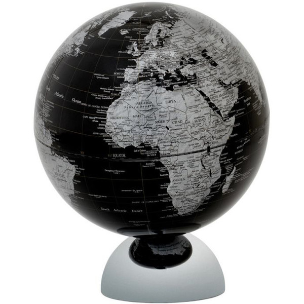 TROIKA Globo terráqueo Andromeda Black 25cm