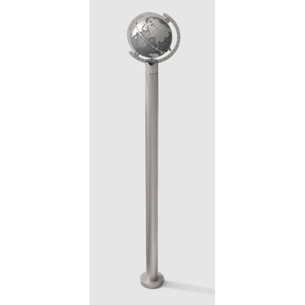 Helios Soporte de acero inoxidable para reloj de sol Magellan de 50 mm de diámetro