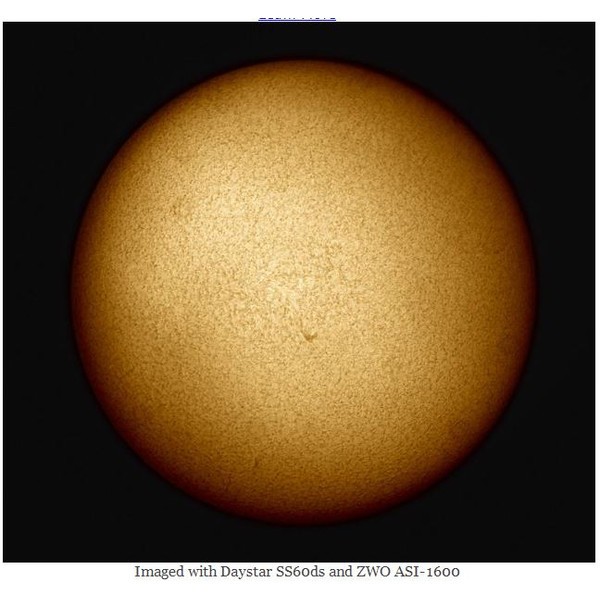 DayStar ST 60/930 SolarScout SS60-ds H-Alpha OTA