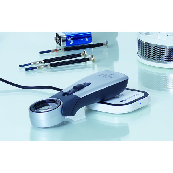 Schweizer Lupa Tech-Line Inducción, 6500K, 8x, Ø30mm, aplanático